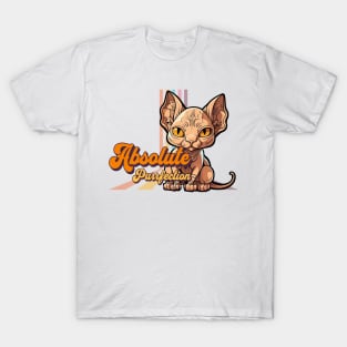 Sphynx Cat Absolute Purrfection cute kitty T-Shirt